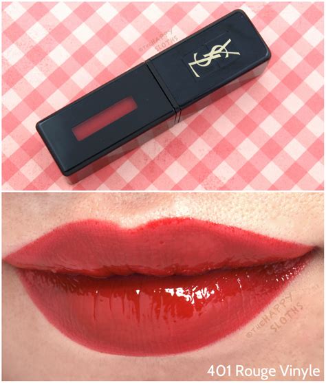 YSL Rouge Vinyle (401) Vinyl Cream Lip Stain Review